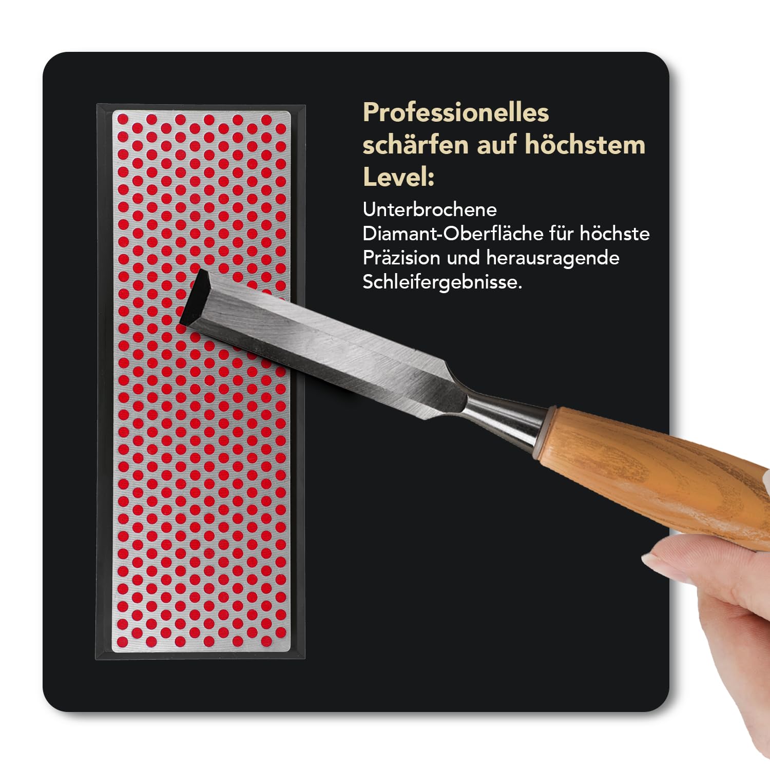 DMT Diamond Whetstone Diamant Schleifstein in Kunststoffbox 6" Fein, Messerschärfer in Profiqualität, 15cm Wetzstein für Messer und Werkzeuge, Made in USA, W6FP