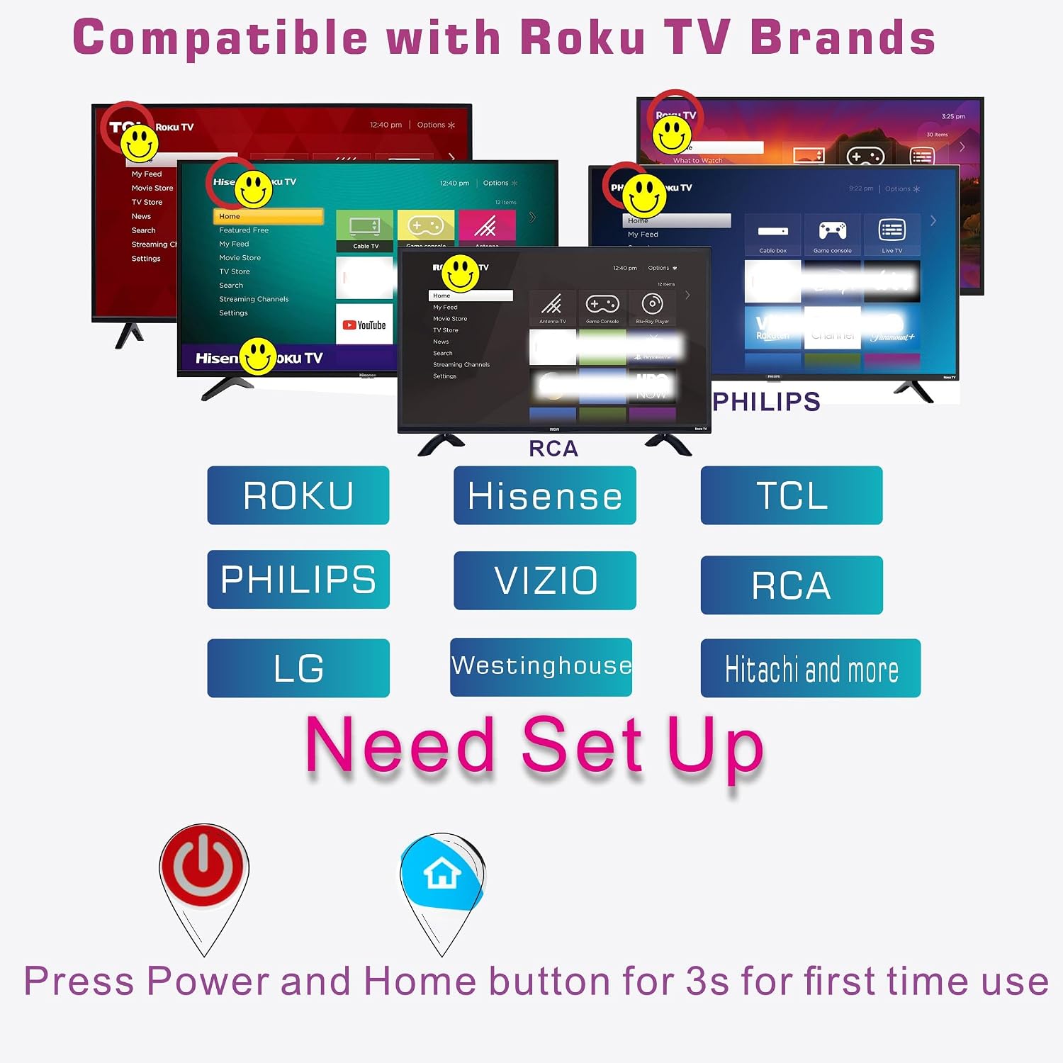 Roku TV Compatibility and Pairing Instructions