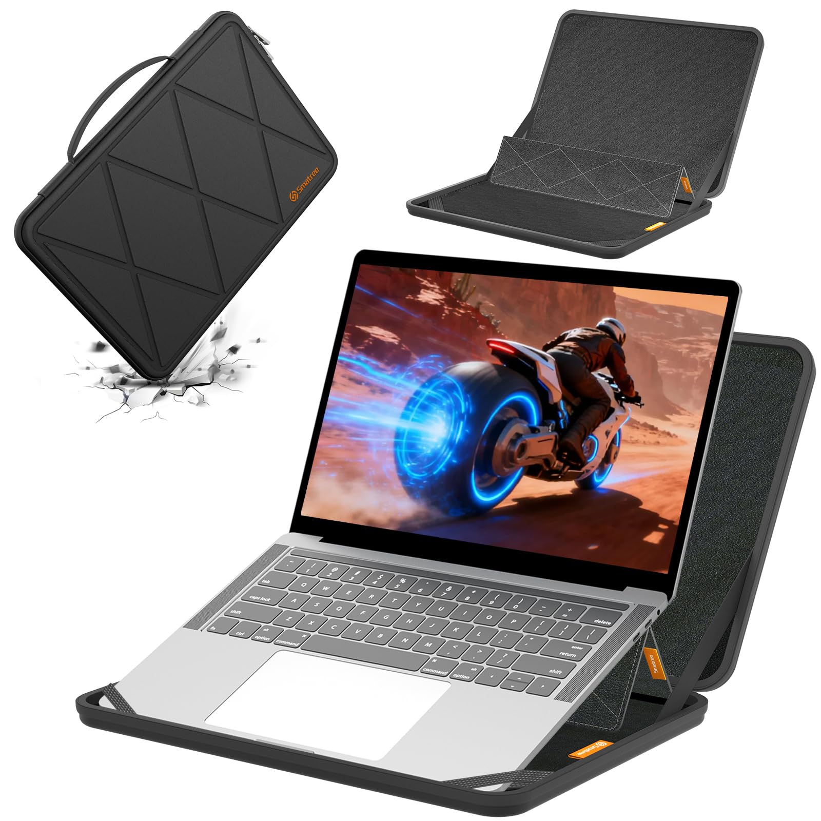 Smatree MS74 Protección rígida 14-15,6 Pulgadas Funda para portátil Compatible con HP mt22 Mobile Thin Client, para Microsoft Surface Laptop 7 Copilot+ PC