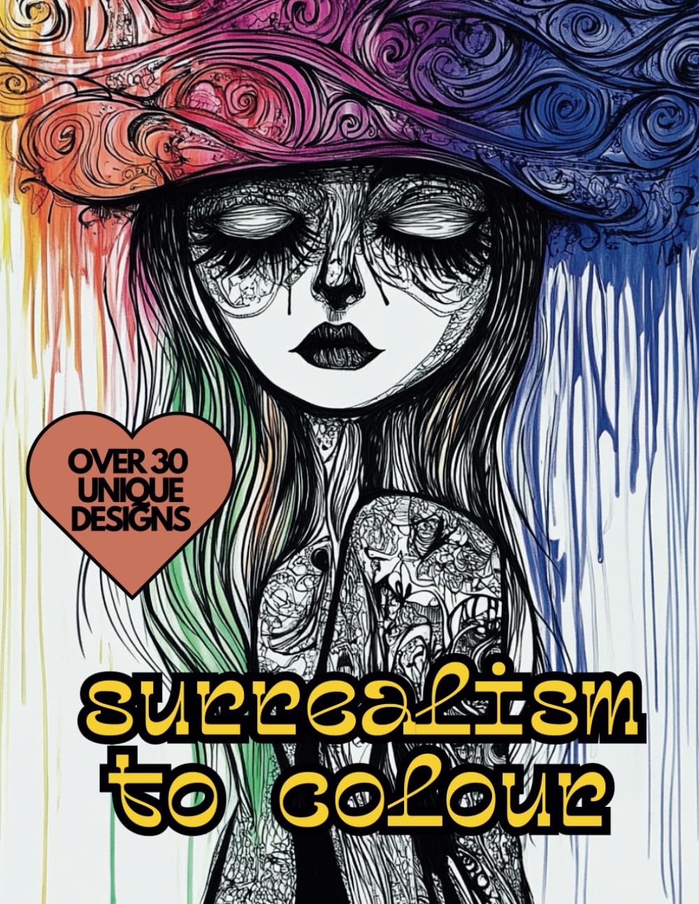 surrealism art colouring book (colouring books)