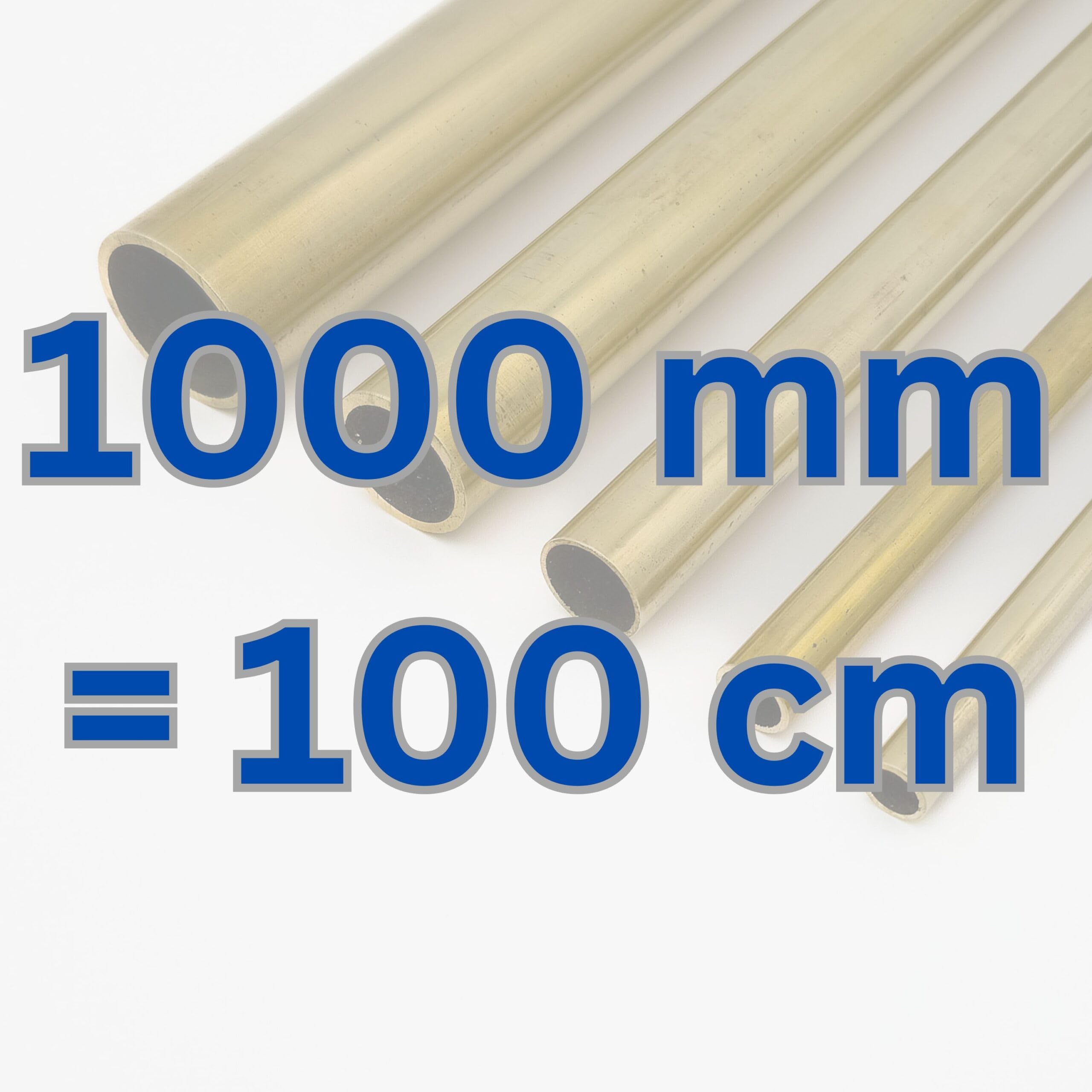 Tube rond en laiton CuZn37 Ms63 - Diamètre : 2-30 mm - Longueur : 50-1000 mm - Longueur : 0,5-2 mm - Épaisseur de paroi : rond - Profil creux - Barre