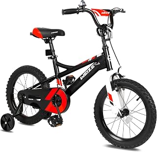 WEIZE 14-20 Inch Kids Bike for Boys & Girls Ages 3-12, Adjustable Coaster Brake Bicycle with Training Wheels & Safety Features