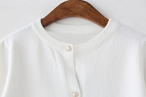 Miniatura 4 de SMILING PINKER cardigan de cuello redondo para niñas