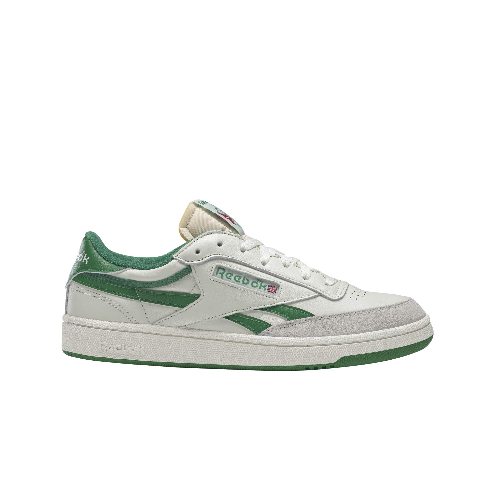Reebok Reebok Club C Revenge Vintage, Zapatillas Hombre, Chalk/Paperwhite/Glen Green, 39 EU