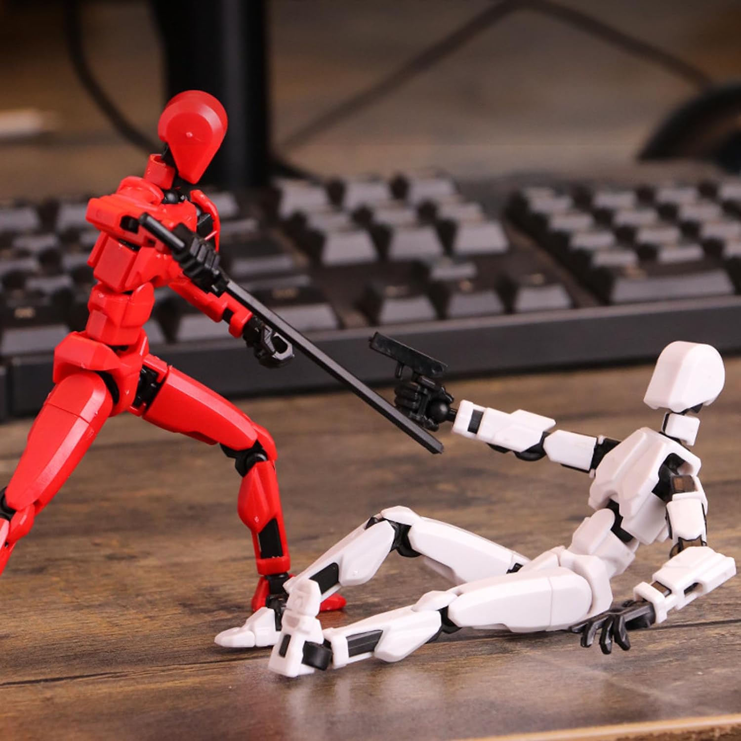 Titan13 Action Figure,2026 New Robot Action Figures with Multiple Accessories,3D Printed Action Figure,Multi Jointed Action Figures,Dummy Robot 13 Figure Desktop Decorations(9PCS) - Image 6