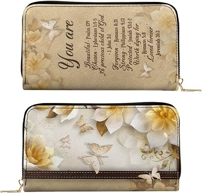 Jesuspirit Christian Inspirational Religious Gift - Bible Verse Wallets - Christmas Gifts - Christian Gifts For Women