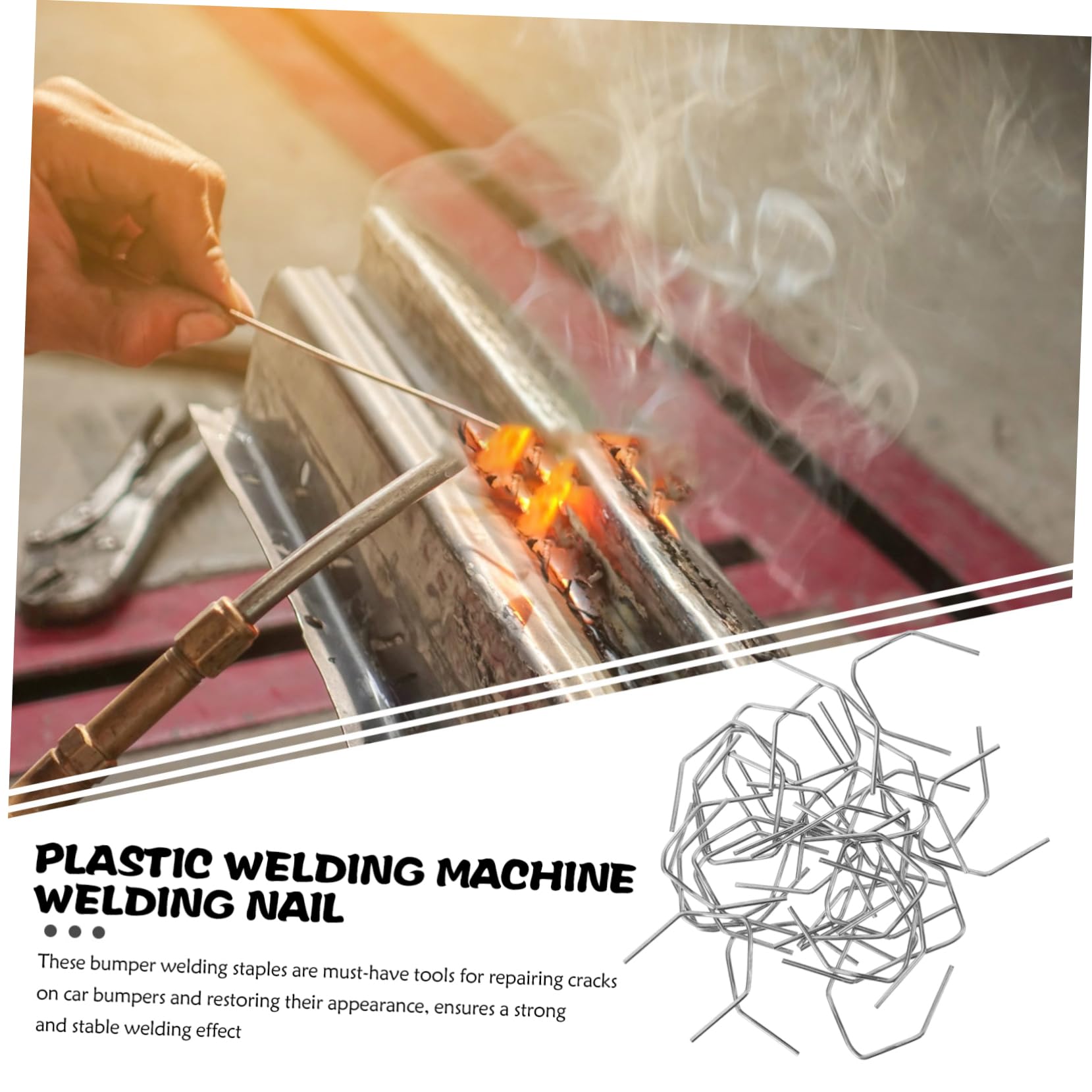 FUNOMOCYA Automotive Bumper Repair Welding Nails Plastic Welding Machine Car Bumper Staple Kit