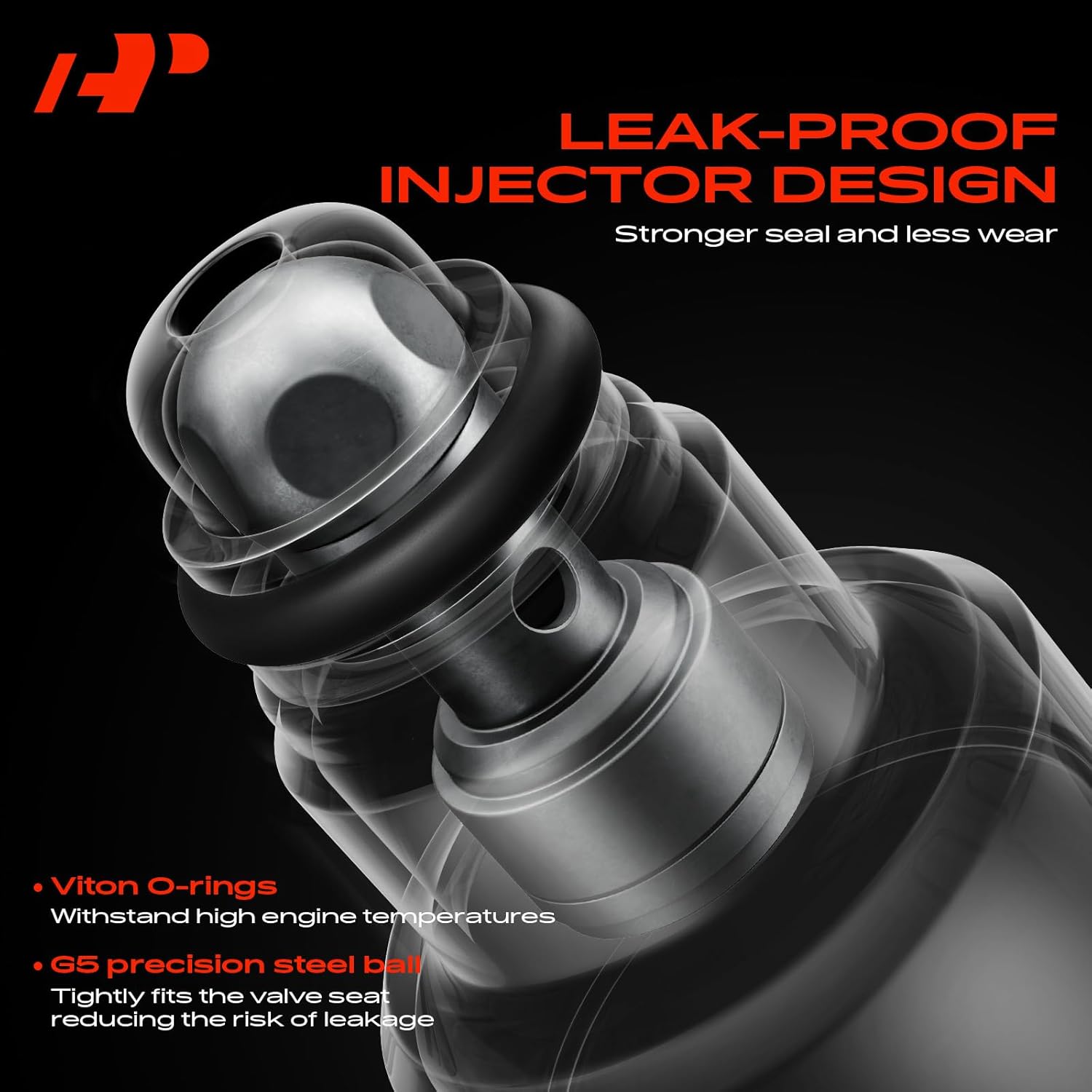 A-Premium Set of 8 Fuel Injector - Compatible with Ford, Lincoln, Mercury Vehicles - 4.6L 5.0L 5.4L 5.8L - E150, E250, E350, F150, F250, F350, Mustang - Replace Part 0280150943, 0280150939, 0280150909 image 3 of 8 B0BQVWB9M9