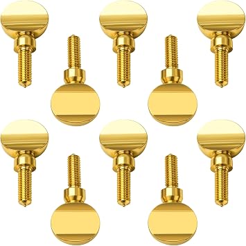 10PCS Sax Neck Screw for Saxophone Joints Thread, Instrument Screw Brass
