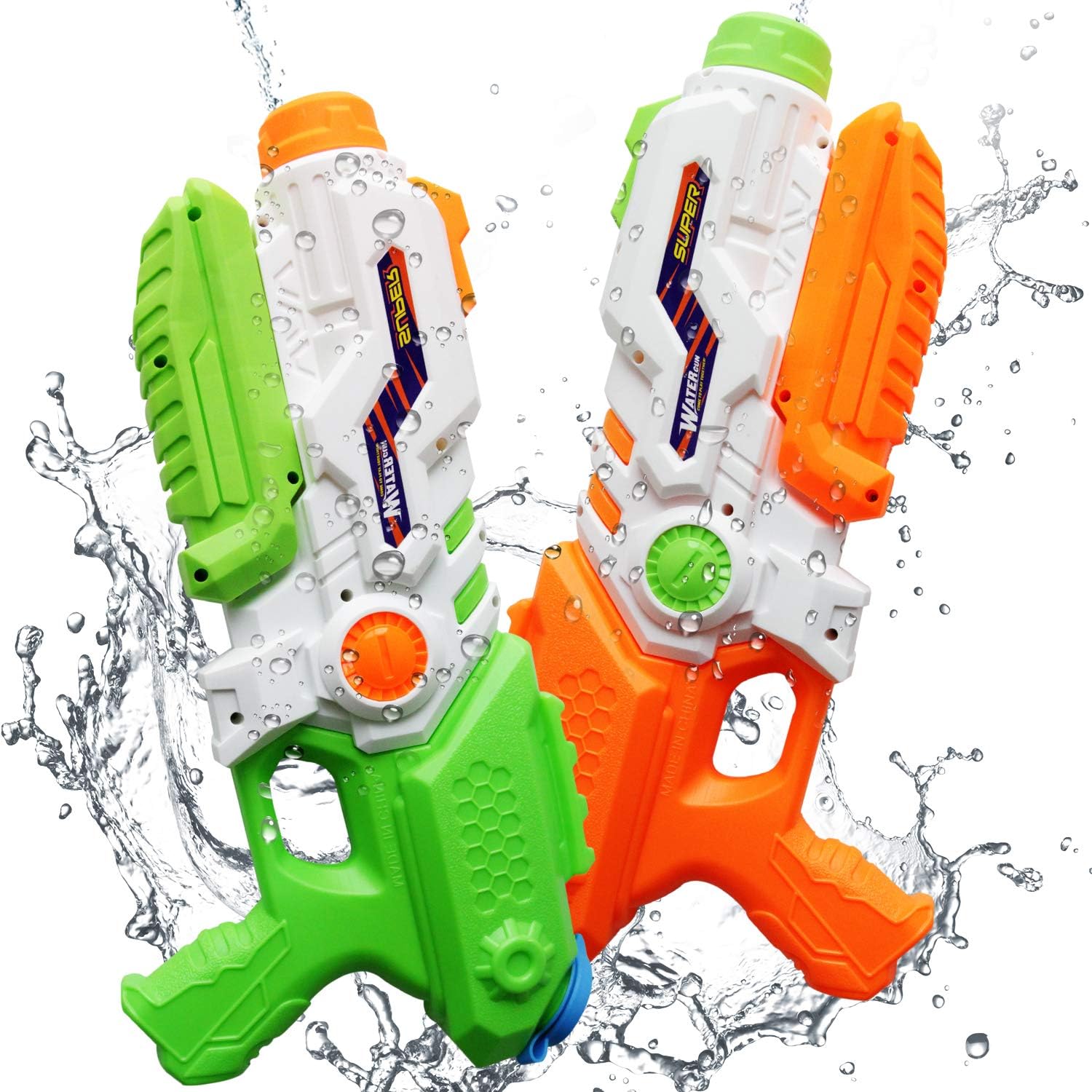 Buy ToyerBee Water Gun, 2 Pack Squirt Guns for Kids, 1200CC High