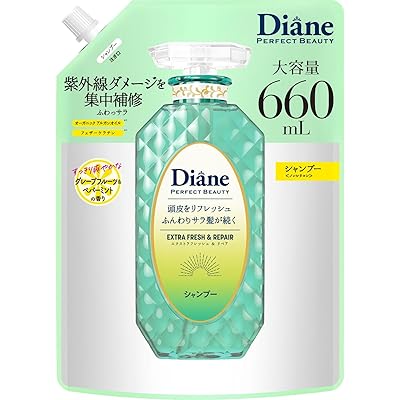 Diane(ダイアン) 【大容量】 シャンプー グレープフルーツ&ペパーミントの香り パーフェクトビューティー エクストラフレッシュ&リペア 660ml
