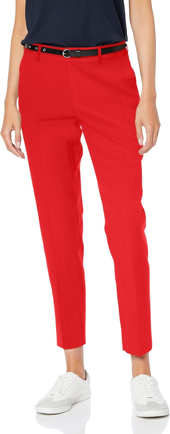 Scotch \u0026 Soda Maison Classic Tailored Pants Pantalones, Rojo (Mars Red  2451), 36 (Talla del Fabricante: X-Small) para Mujer: Amazon.es: Ropa