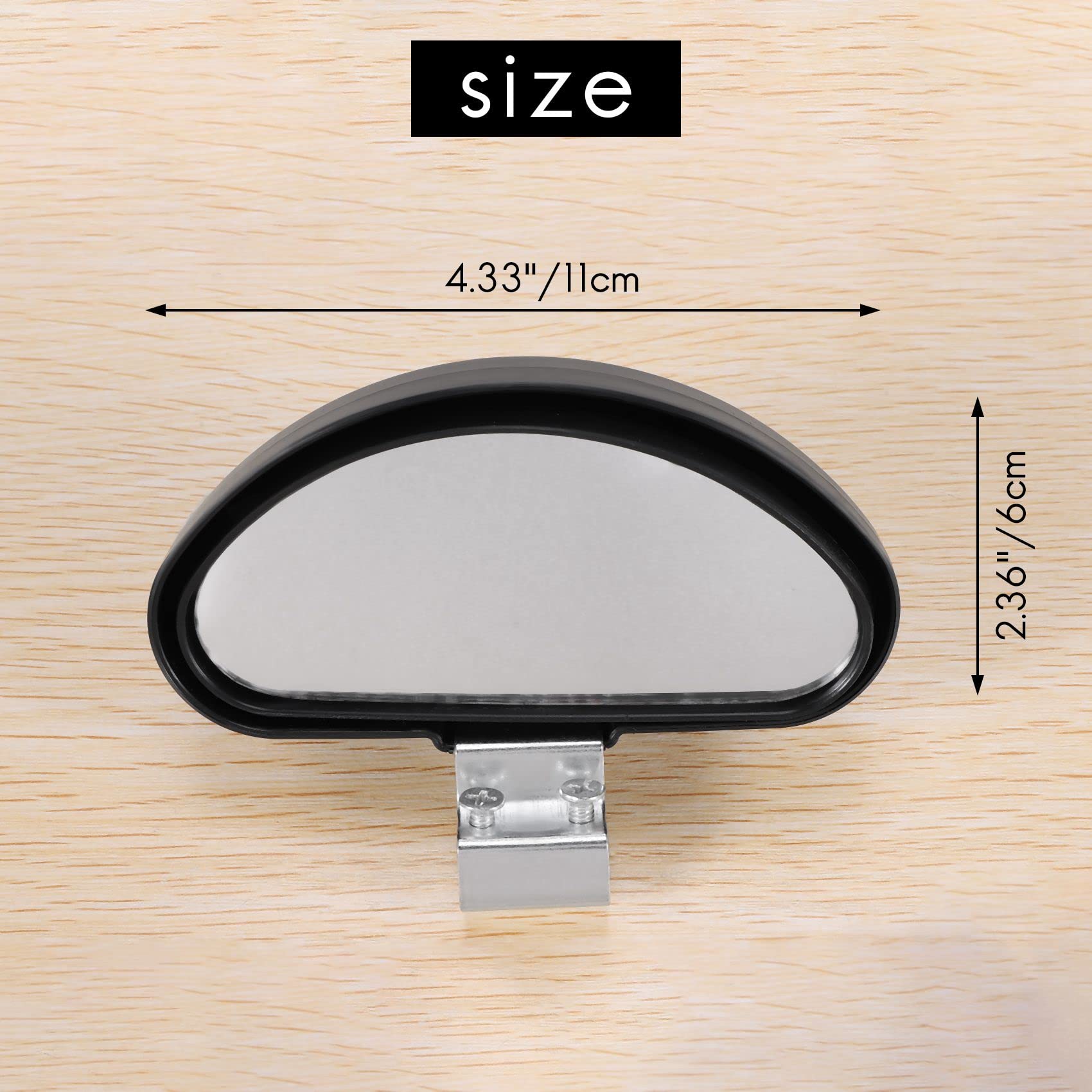 2 Specchi Angoli Morti Regolabili Per Furgone E Rimorchio - Visione Ampia E Sicura - Foto 3