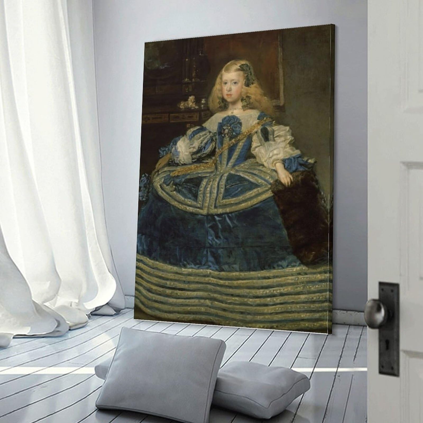 infanta margarita teresa in a blue dress diego velazquez Infanta Margarita Teresa in a Blue Dress