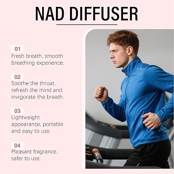 Lung Diffuser Pen, Berry Flavor Energy Booster, Natural Breathing Support Inhaler, Daily Wellness Care Device, for Men Women Morning Work Office Home Travel Gym Focus Vitality Refresh Comfort Use