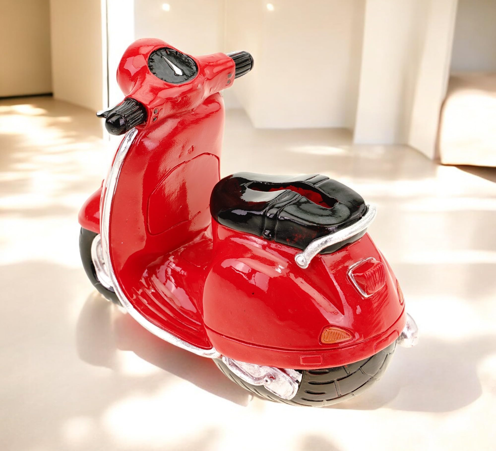 Udo Schmidt 89167 Salvadanaio a forma di scooter, motocicletta, 10 cm