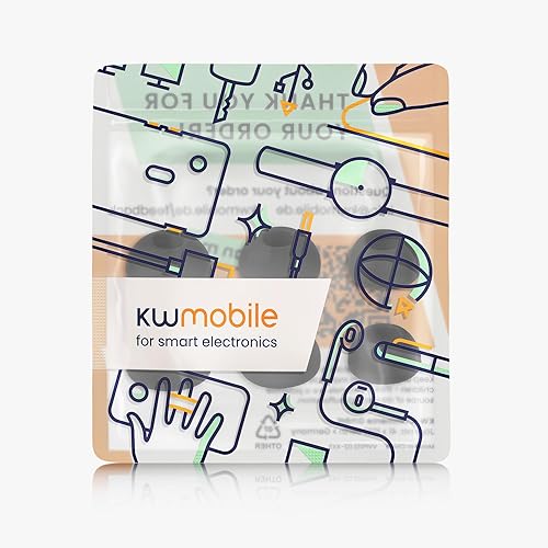 Miniatura 5 de kwmobile 6 puntas de repuesto compatibles con Nothing Ear (2) - Puntas de silicona para auriculares - Negro