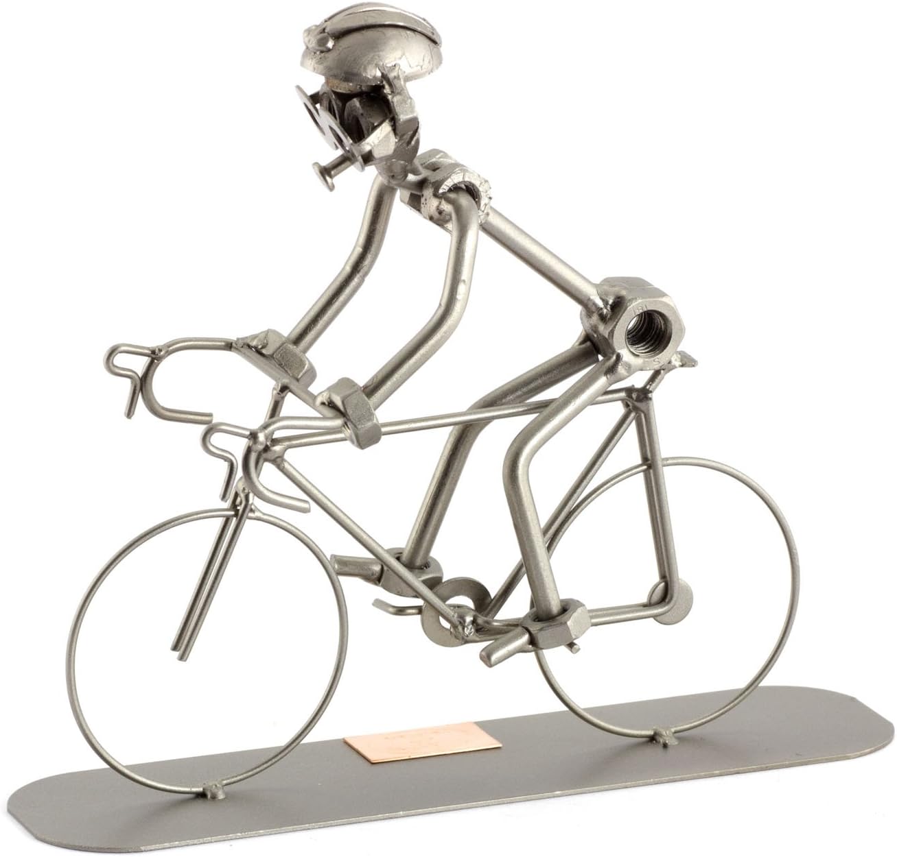 Steelman24 I Nuts and bolts sculpture RACING BIKE I Handmade ornaments I Made in Germany I I Metal figurine
