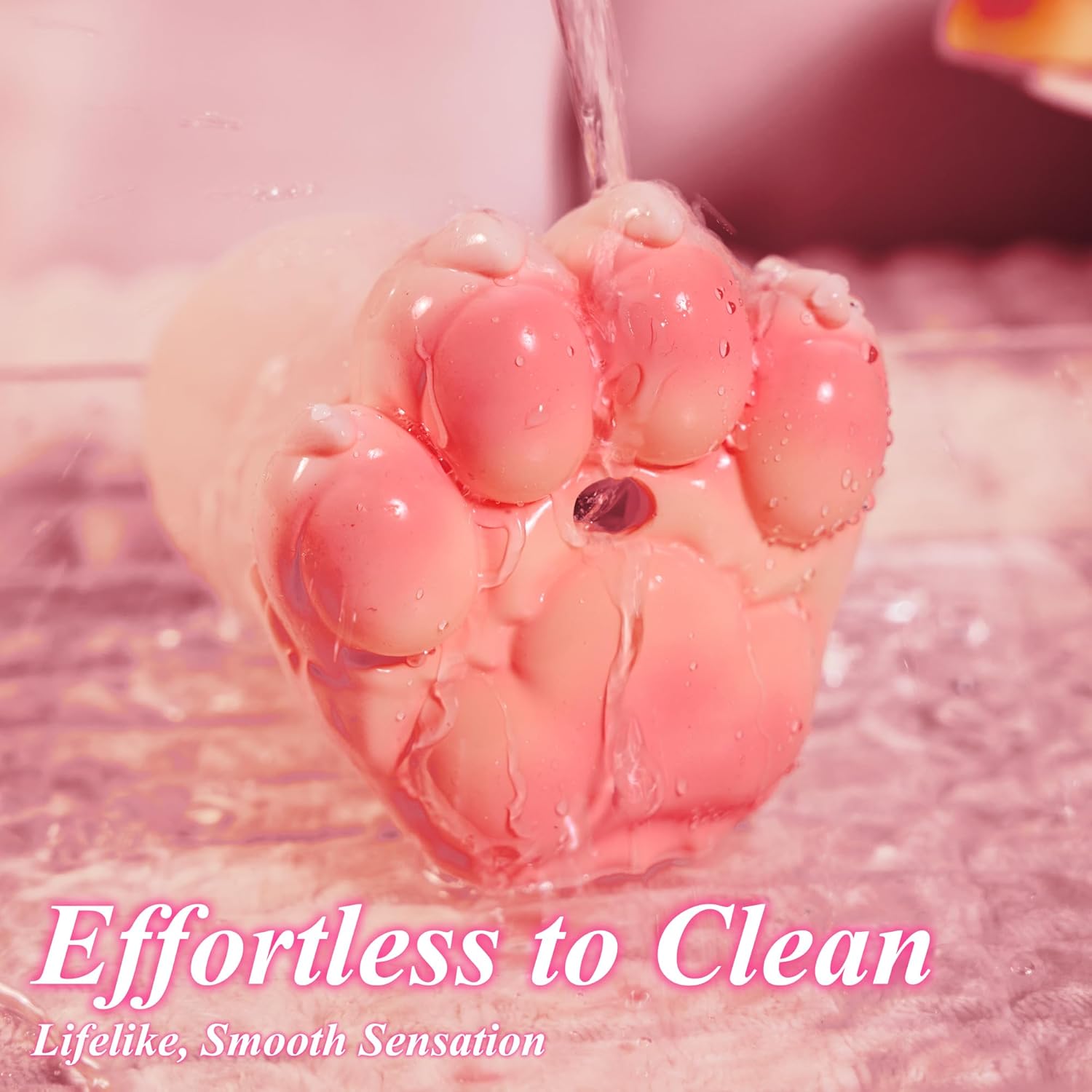 Fantasy Male Sex Toys, Furry Male Masturbator Pocket Pussy, 3D Textured Channel, Silicone Adult Toys for Men, Penis Training Masturbation Cup