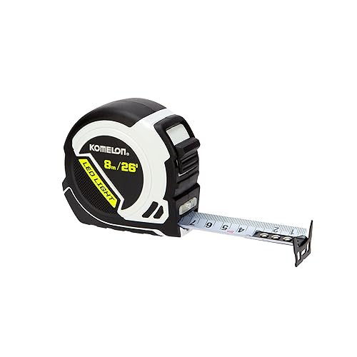 Cinta métrica métrica Komelon LED de 26.2 ft26'