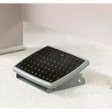 3M Adjustable Foot Rest, 18 in Wide Non-Skid Platform, Grey – view 9