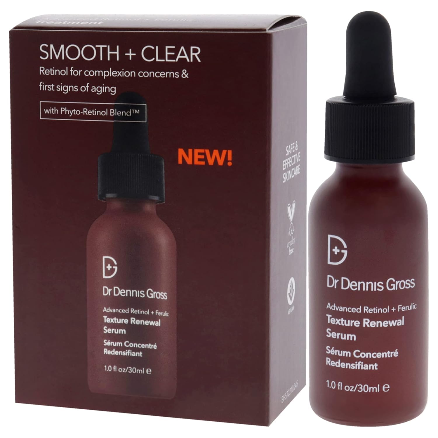 Dr Dennis Gross Advanced Retinol Plus Ferulic Texture Renewal Serum Serum Unisex 1 oz - Image 4