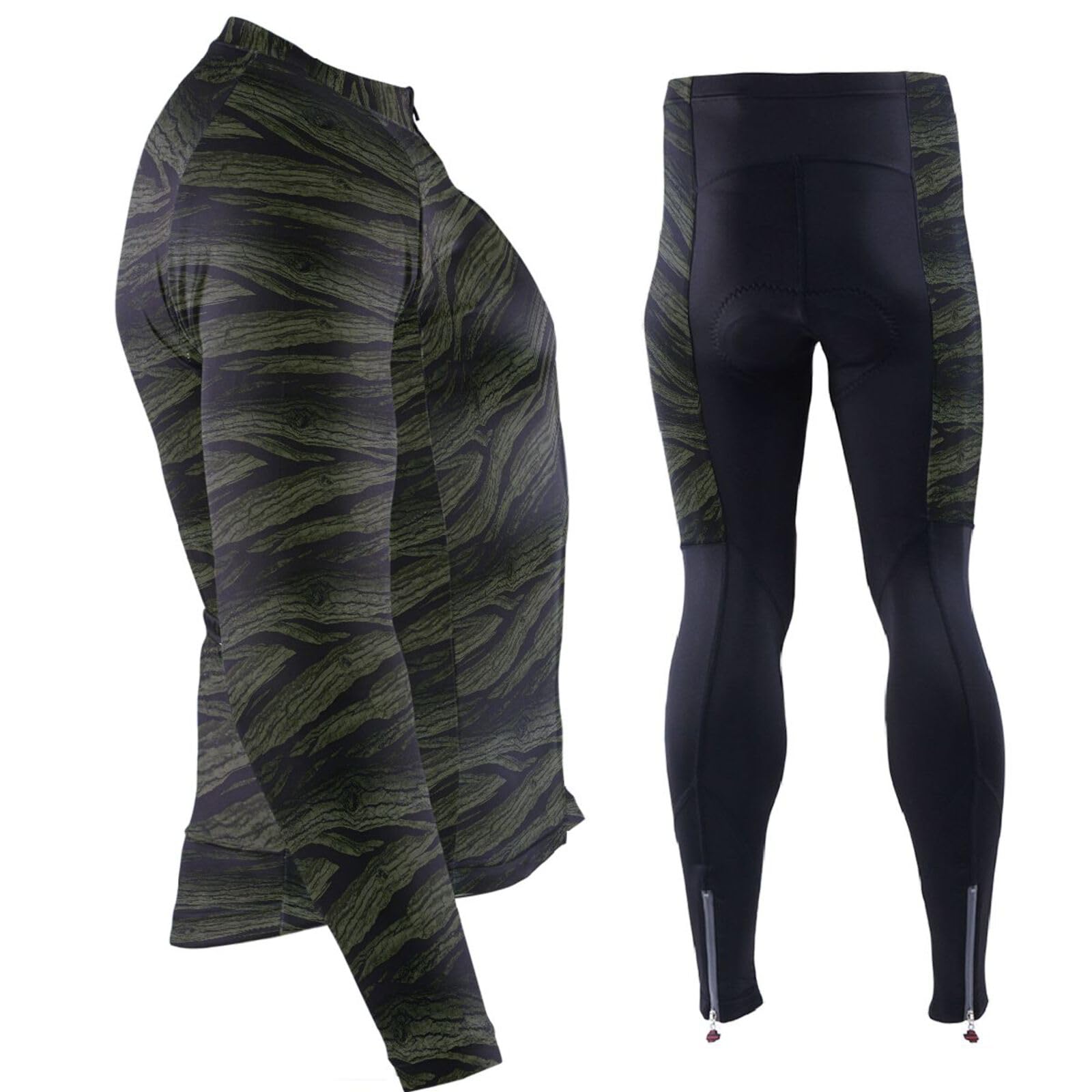 Radtrikot mit Taschen, atmungsaktiv, Ärmel, 3D-gepolstert