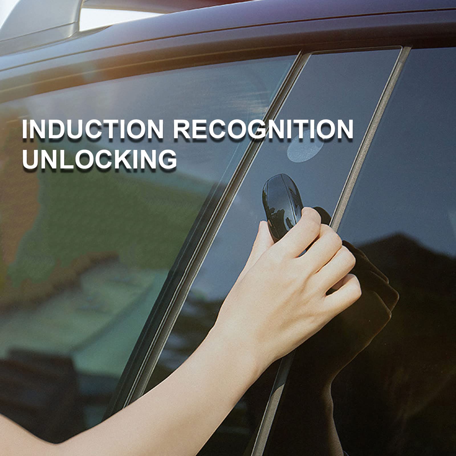 Télécommande de voiture NFC compatible avec télécommande automatique Go-Smart - Accessoires de carte de crédit - Porte-clé rétractable pour carte de voiture