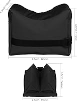 Vista 7 de Bolsas de descanso con relleno de dos piezas para deportes de objetivo – Soporte delantero y trasero para tiro de campo