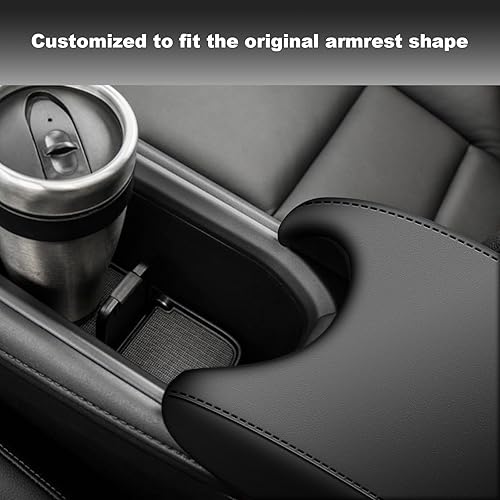 Miniatura 4 de Funda para reposabrazos para HRV, HR-V 2016-2020, fundas de consola central personalizadas de piel de imitación, protección decorativa para interior