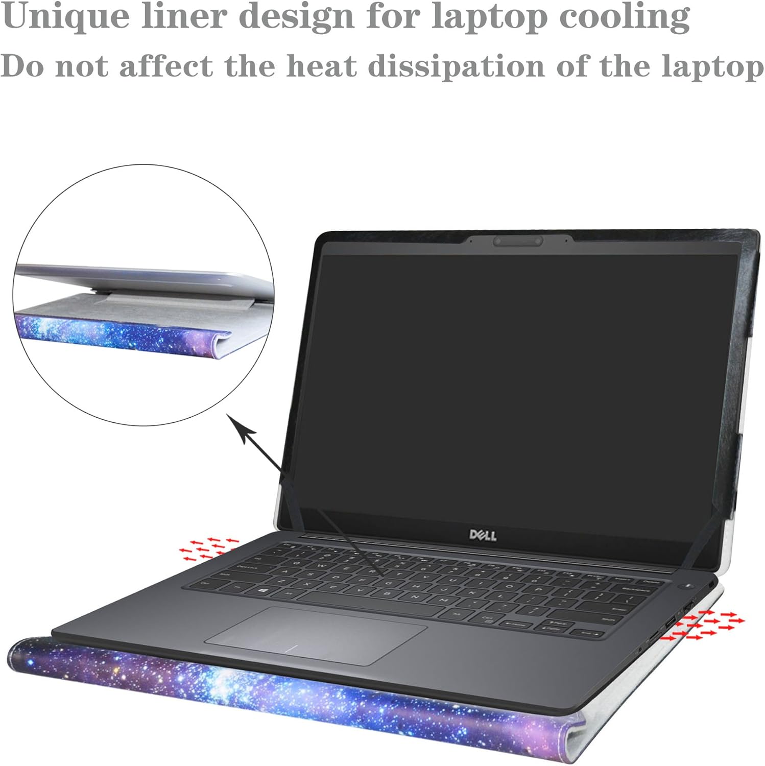 Alapmk Protective Case Cover for Dell Latitude 14 7490 7480 14" Series Laptop(Warning:Not fit Latitude 14 E7470 E7450 E7440),Galaxy