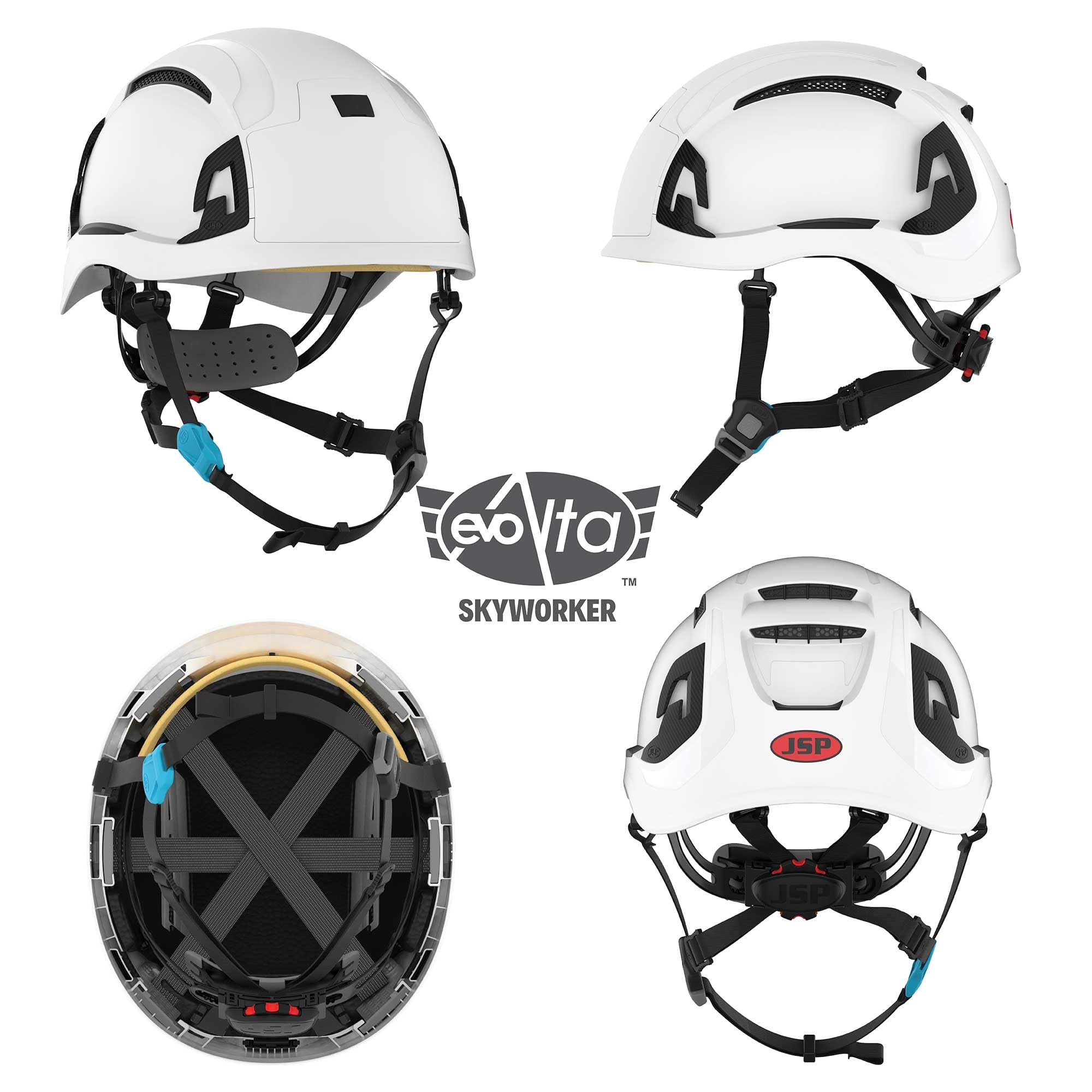 JSP EVO® ALTA™ Skyworker™ Safety Helmet - Wheel Ratchet - Vented