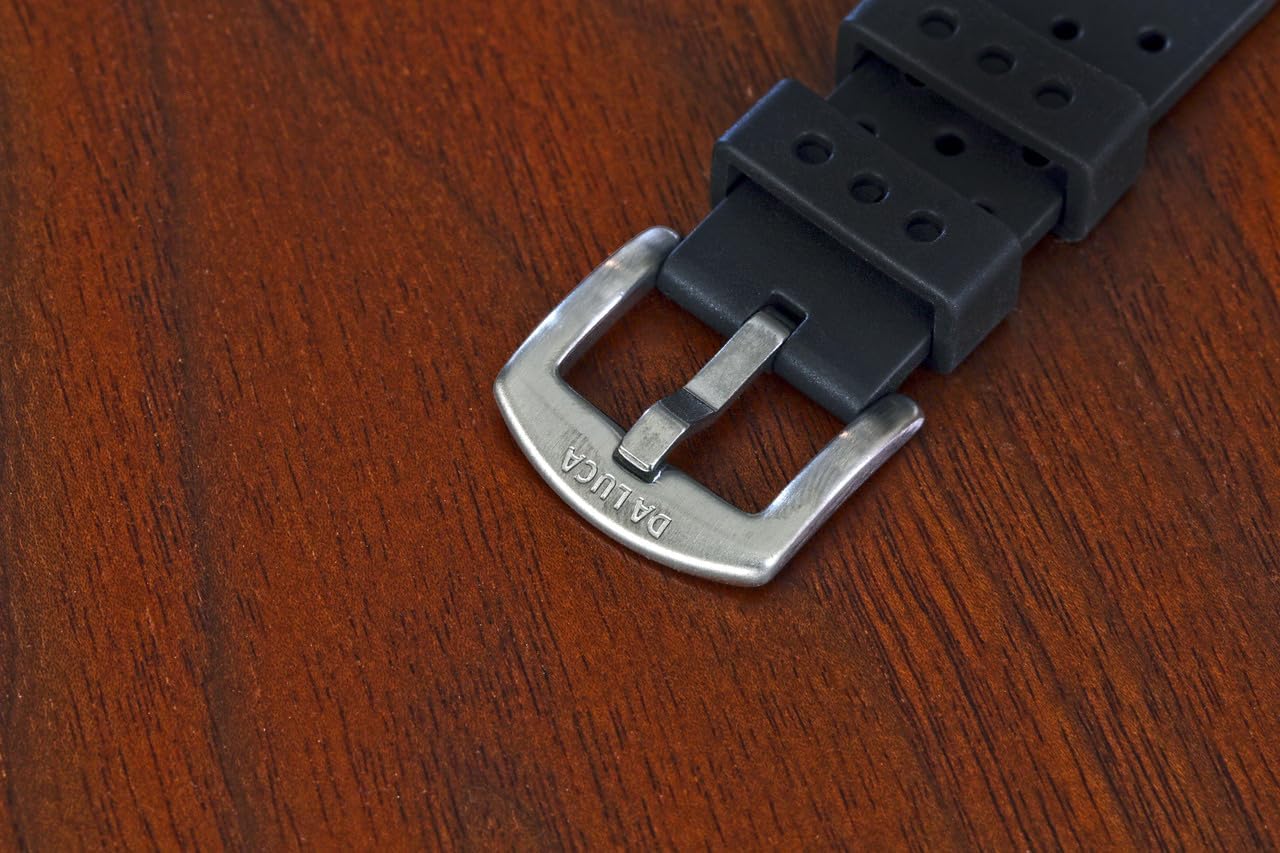Da Luca FKM Rubber Diver Cousteau Watch Strap 20mm 22mm