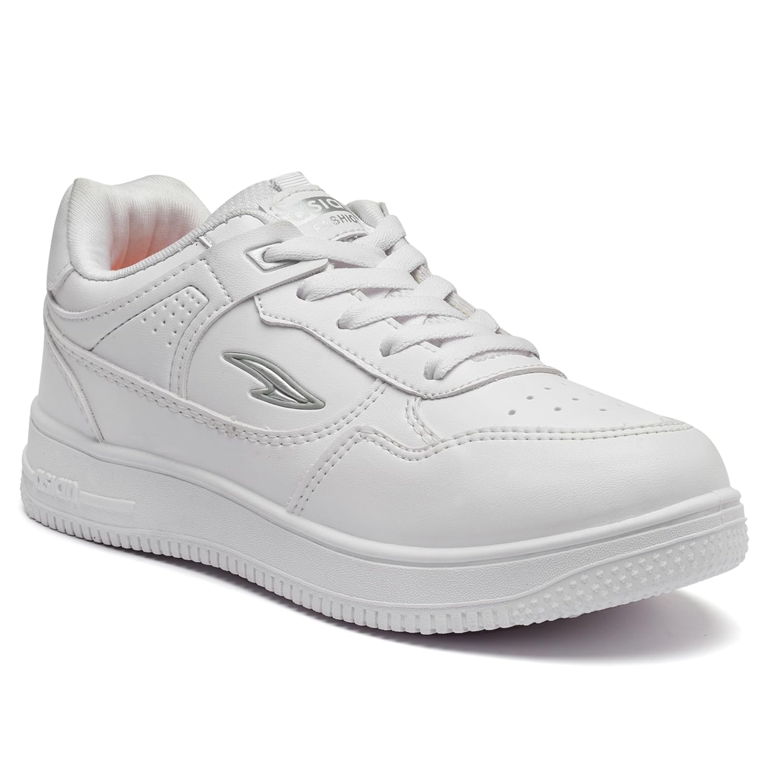 ASIAN Men's BOSTON-01 White Casual Sneaker Shoes with Synthetic Upper Lightweight Comfortable Mid Top Sneaker Shoes for Men's & Boy's 5 71e7kFrSn8L. SL1500