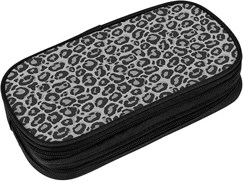 Miniatura 20 de Perinsto Estuche de lápices de mármol blanco y negro de gran capacidad, caja de papelería con compartimentos múltiples, soporte para lápices