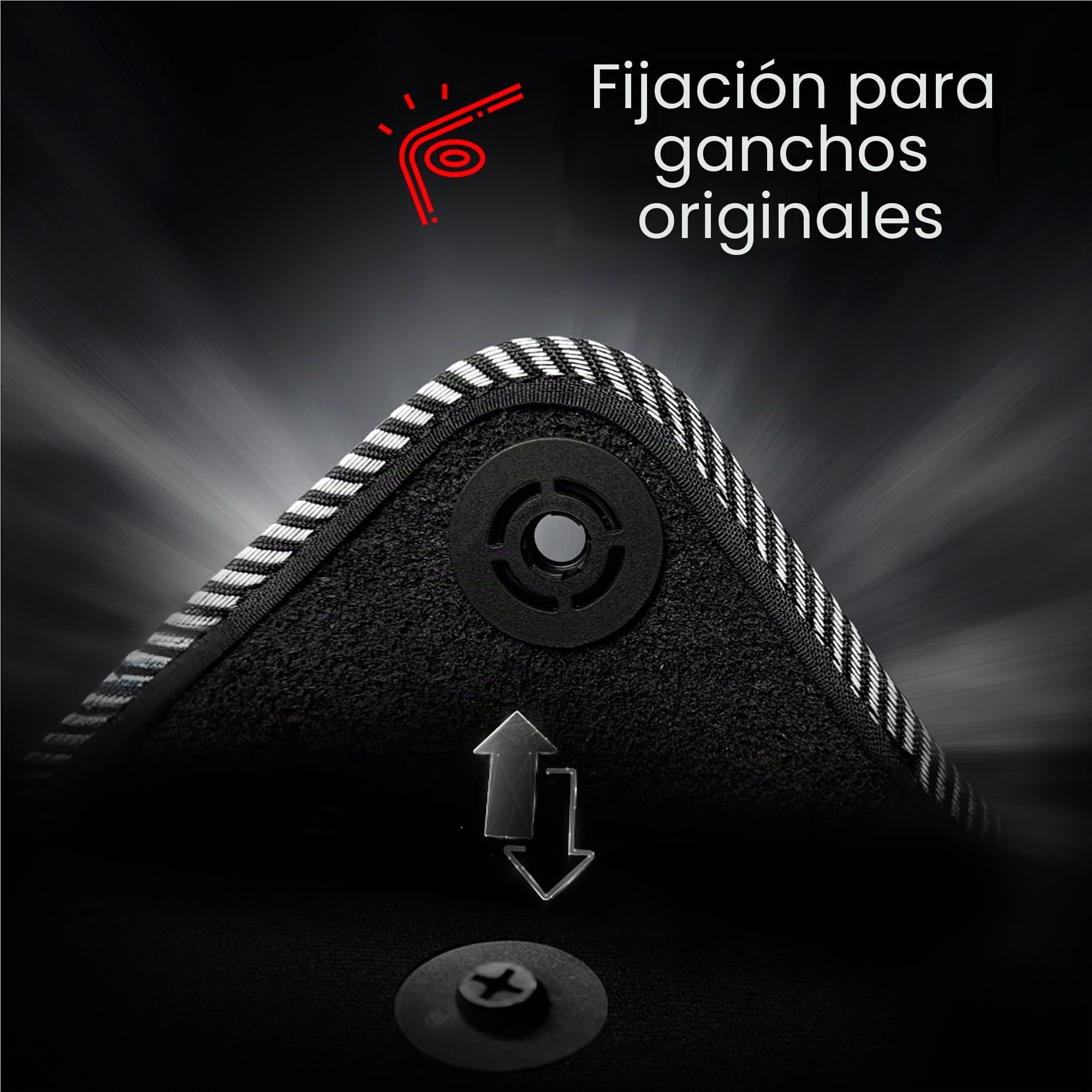 MOTOS alfombrillas coche de velours standard adecuado para Ford S-MAX I 2006-2015 7 pasajeros - Standard, Tejido, Gris - Experimenta un nuevo confort de conducción con un juego de alfombra de coche de