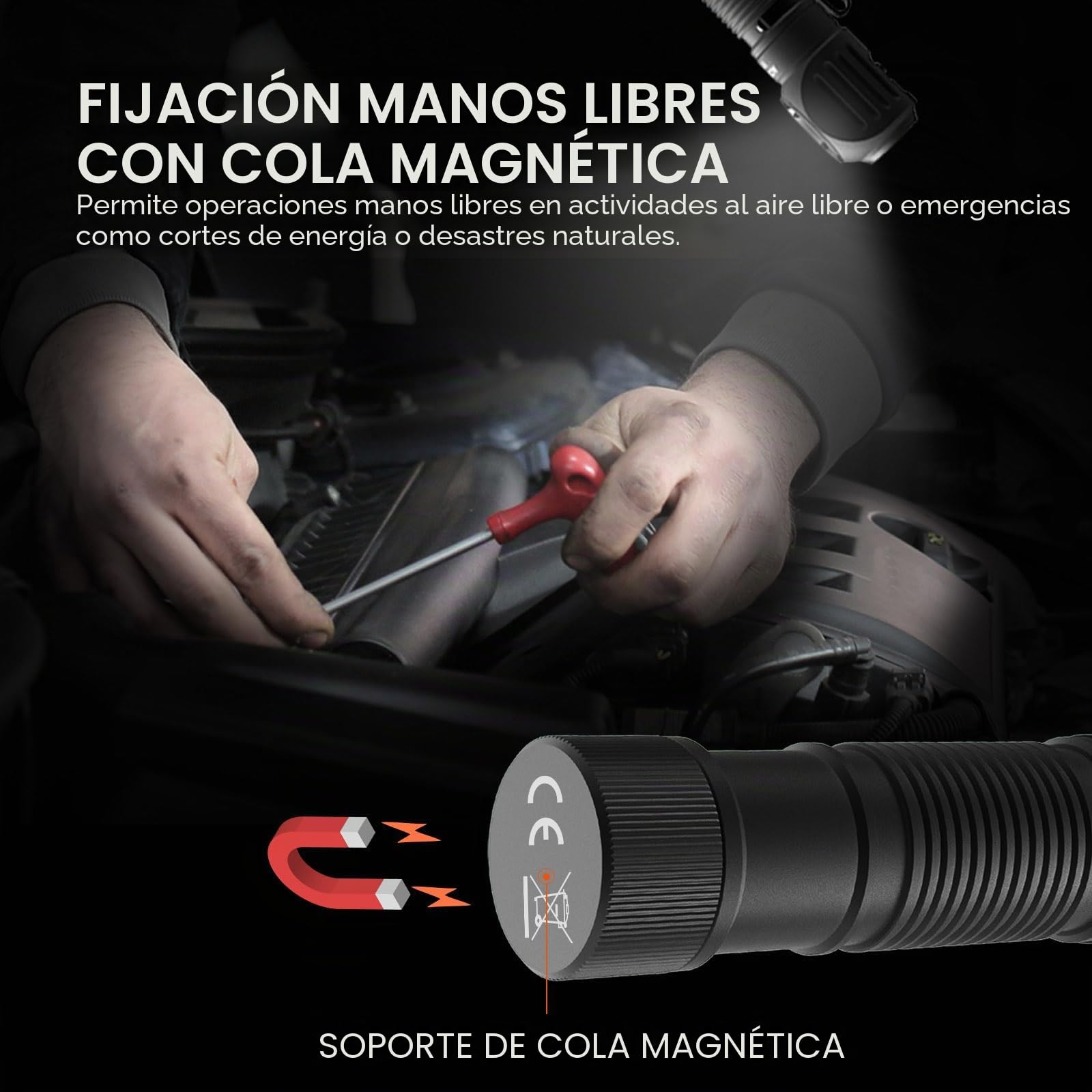 ACEBEAM H15 2.0 linterna frontal led recargable, 2800 lúmenes, faro LED superbrillante con luz roja blanca, linterna de ángulo recto multifuncional para acampar al aire libre, reparar, pescar
