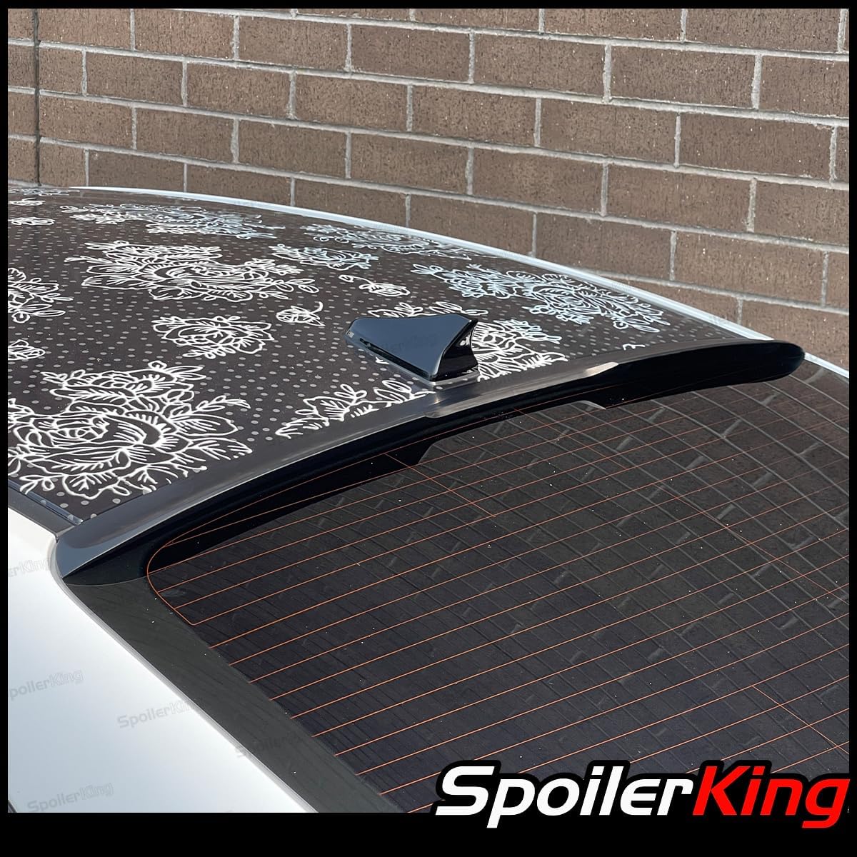 Rear Window Roof Spoiler Compatible with Kia Forte 2019-2024 (284RC)