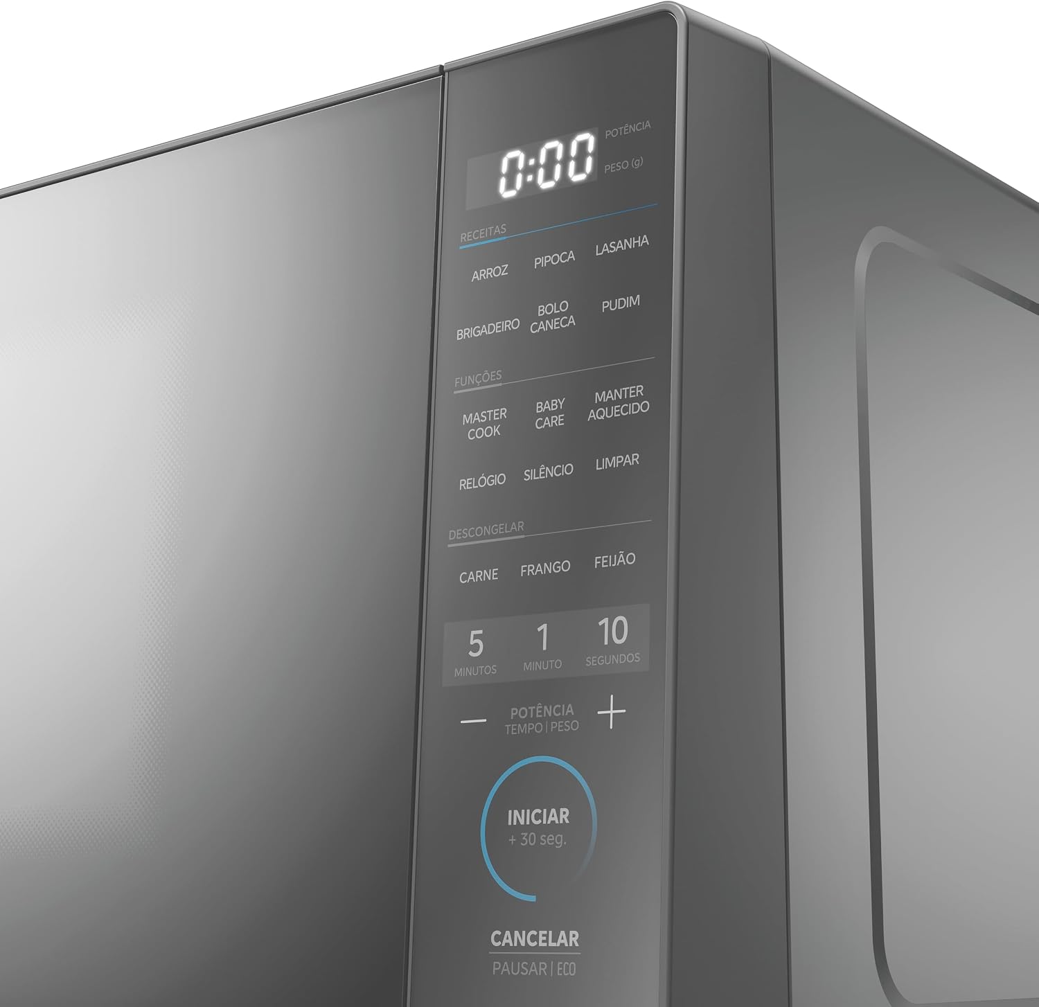 Micro-ondas 27L Prata Porta Espelhada MasterCook Midea