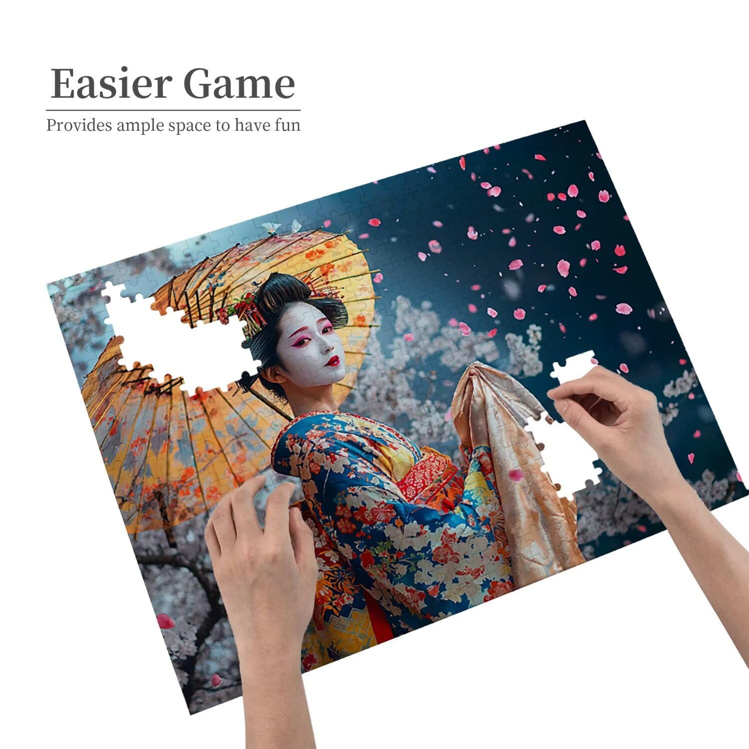 Geisha Donna - Puzzle 6000 Pezzi per Adulti - Puzzle fai da te, Intrattenimento Creativo, Arte Moderna, Puzzle Classico per Adulti e Ragazzi dai 12 anni, Idea Regalo Uomo e Donna 179x105cm a-891