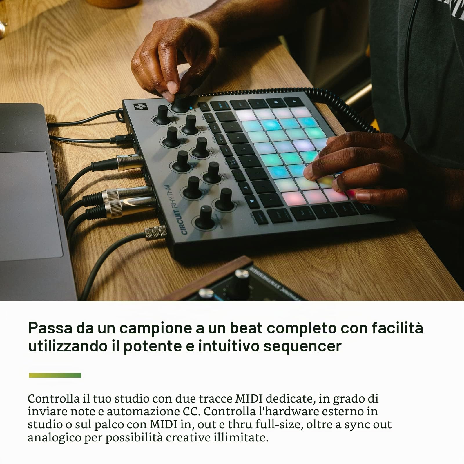 Novation Circuit Rhythm groovebox campionatore 8 tracce