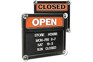 Headline Sign Double-Sided Open/Closed Sign