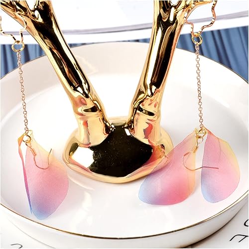 Miniatura 3 de Create idea 100 dijes de alas de libélula, alas de mariposa artificiales para mujer, aretes colgantes de bricolaje, manualidades, fabricación de