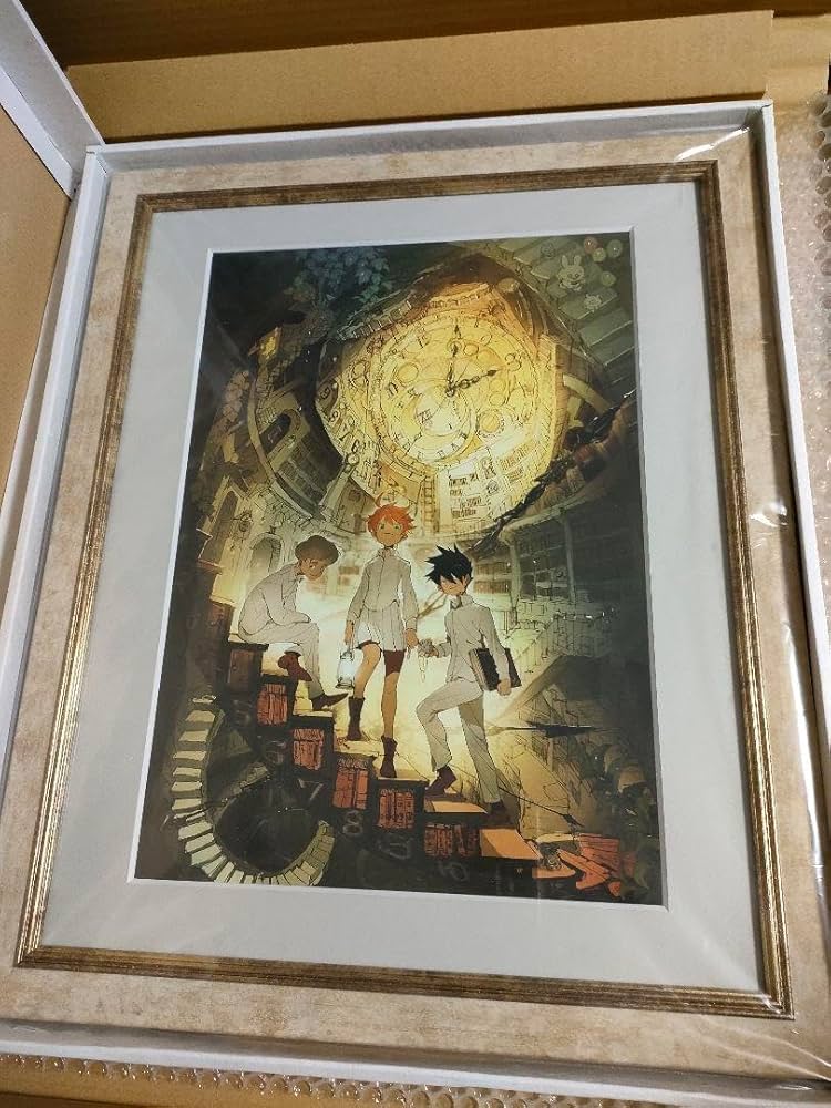 約束のネバーランド 高級複製原画 jc13巻カバーイラスト Amazon.co.jp: 約束のネバーランド 高級複製原画 jc13巻カバー