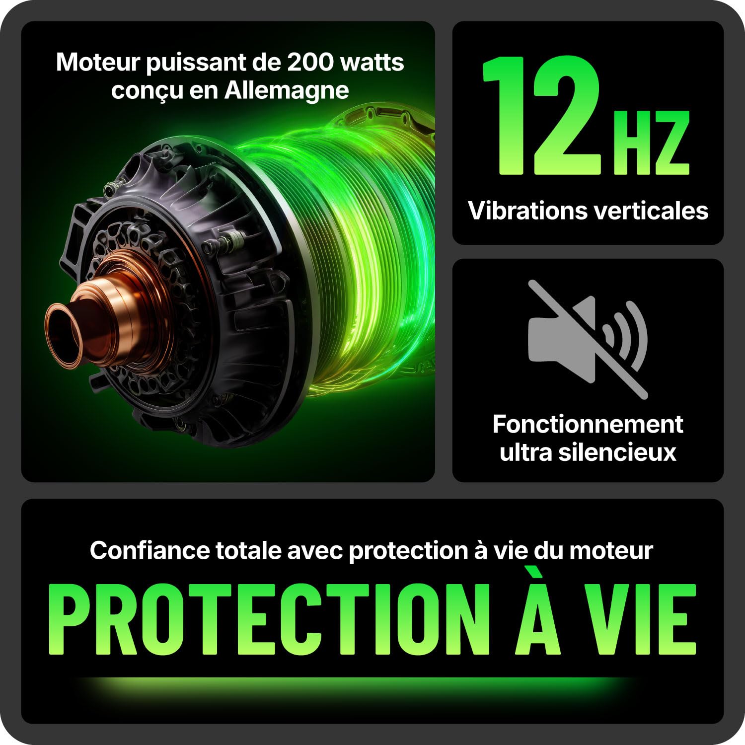 Bluefin Fitness Plateforme Vibrante Machine d'exercice à Vibrations pour Tout le Corps