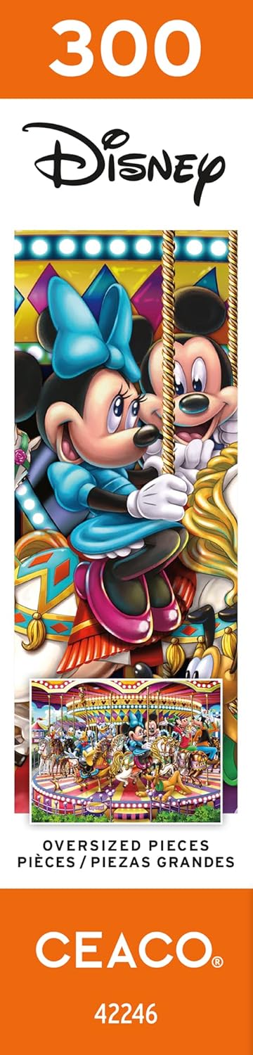 Ceaco - Disney - Carousel - Oversized 300 Piece Jigsaw Puzzle