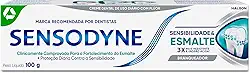 Sensodyne NOVO Creme Dental para Sensibilidade e Esmalte com Flúor, Fortalecimento do Esmalte Dental, 100g