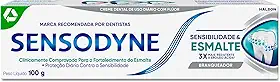 Sensodyne NOVO Creme Dental para Sensibilidade e Esmalte com Flúor, Fortalecimento do Esmalte Dental, 100g