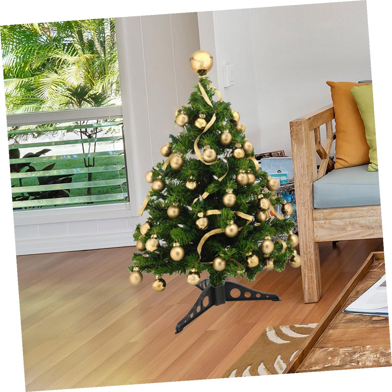 10pcs Black Plastic Christmas Tree Stand Brackets for Artificial Trees with Smooth Surface Easy Assembly and Compact Storage