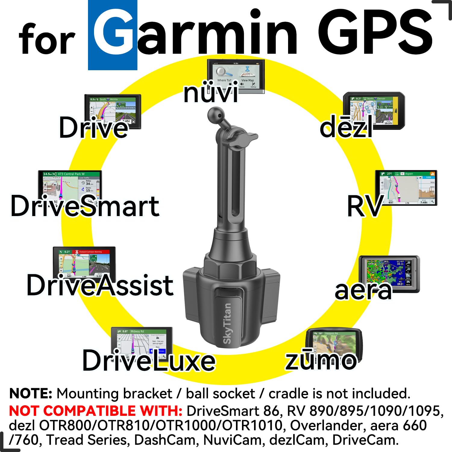 Soporte de repuesto para GPS para coche, 17 mm, soporte de bola